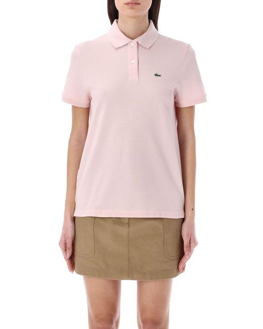 Lacoste Pink Classic Polo Shirt
