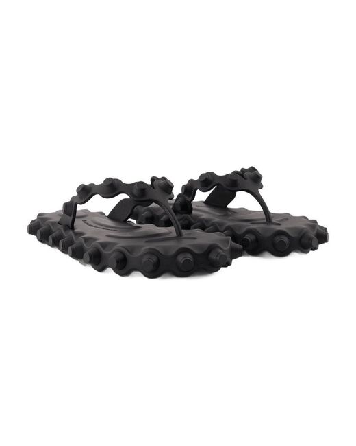 Alexander Wang Black Rapture Flip Flop Flat Shoes