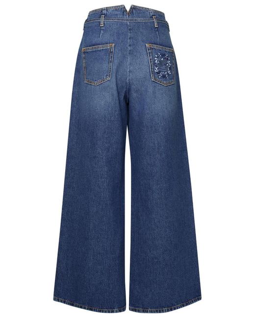 Etro Blue Light Cotton Jeans