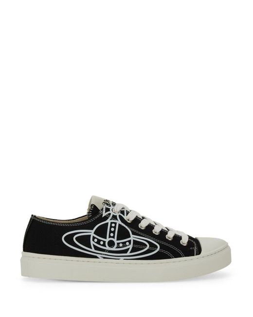 Vivienne Westwood White Plimsoll Sneakers
