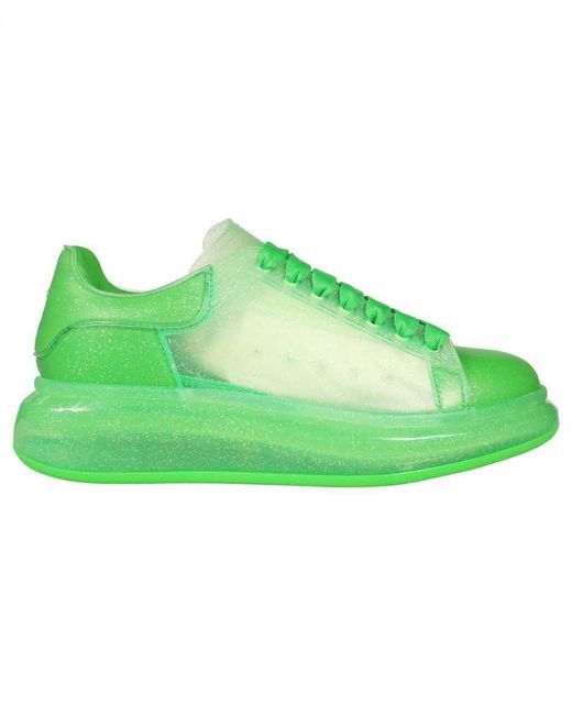 Alexander McQueen Larry Glittery Rubber Sneakers in Green Lyst