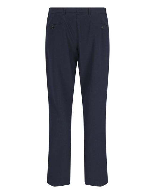Paul Smith Blue Check Trousers for men