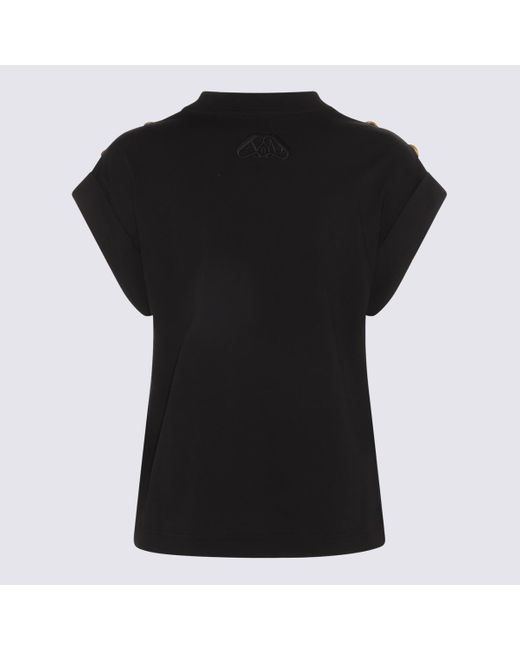 Alexander McQueen Black Cotton T-shirt