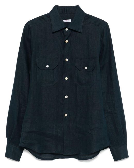 Kiton Blue Shirt for men