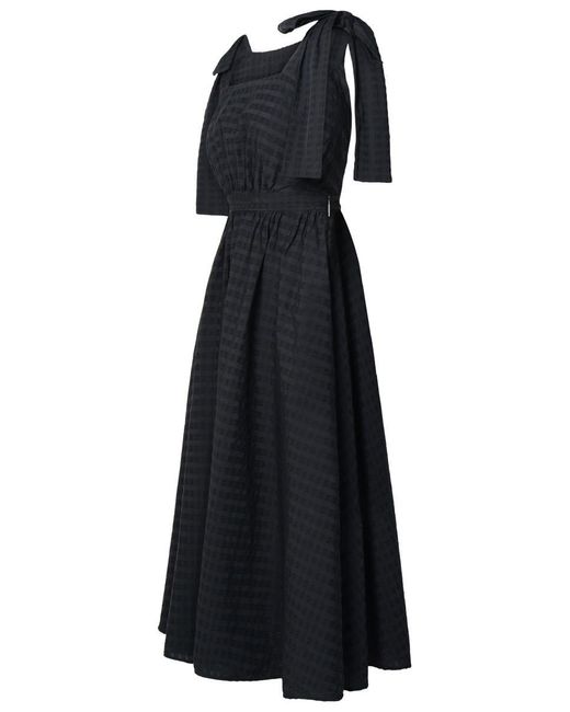 MSGM Black Cotton Blend Dress