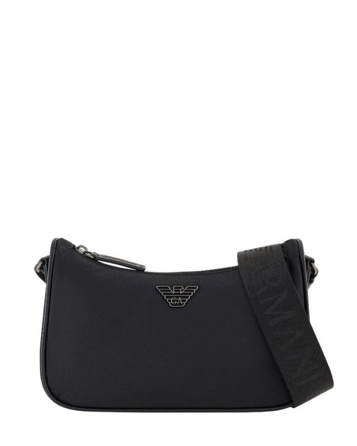 Emporio Armani Black Nylon Mini Bag