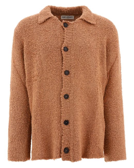 Our Legacy "big" Cardigan in Brown for Men | Lyst