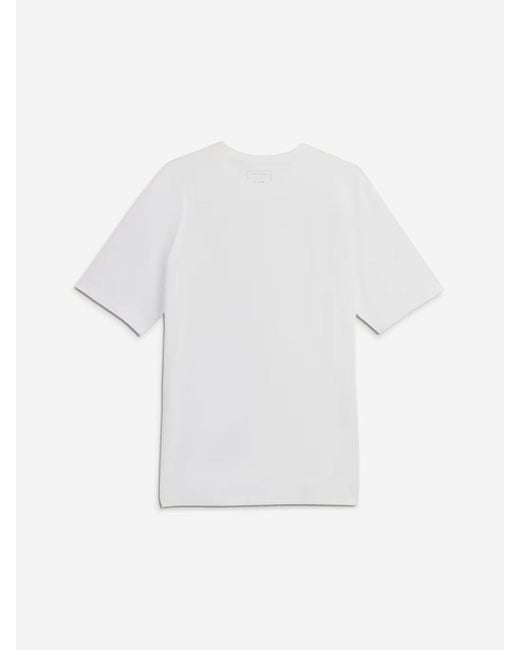 Y-3 White Short Sleeve T-shirt for men