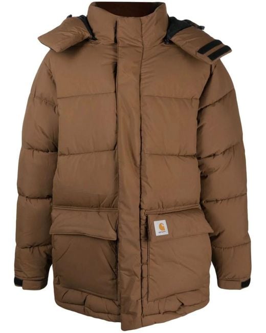 Carhartt Brown Milter Jacket Clothing for men