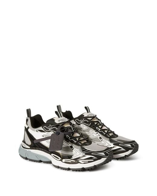 Off-White c/o Virgil Abloh Black "Ow Be Right Back" Sneakers