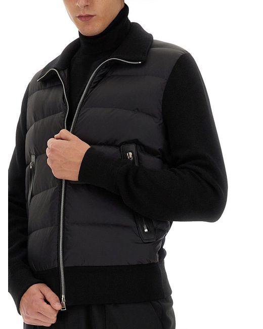 Tom Ford Black Nylon Jacket for men