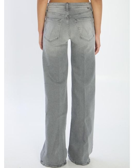 Mother Gray The Twister Heel Denim Jeans