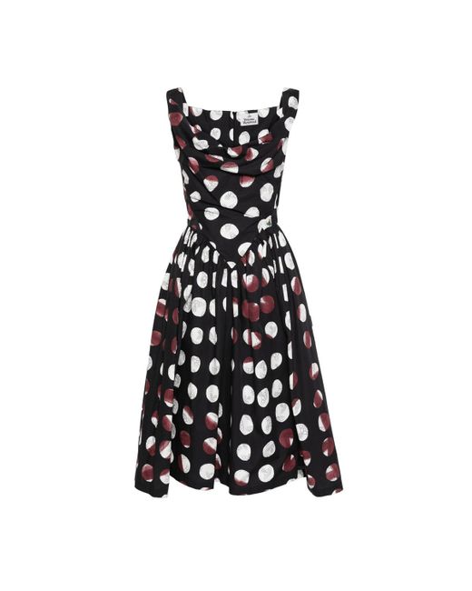 Vivienne Westwood Black Polka Dot Dress