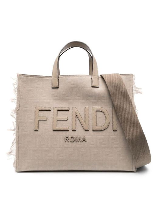Fendi Natural Tote Bags for men