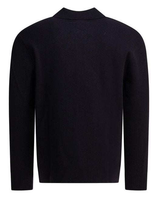 NN07 Blue "Harald" Wool Polo Sweater for men