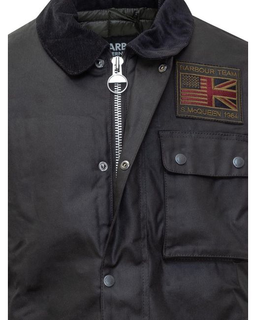Barbour Black Barbour Jacket Steve Mcqueen for men