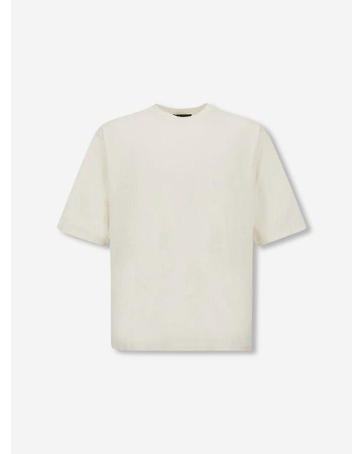 Laminar White Plain T-Shirt for men