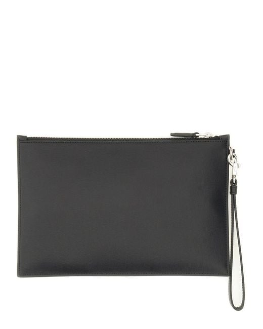 Bally Gray Pouch With Logo for men