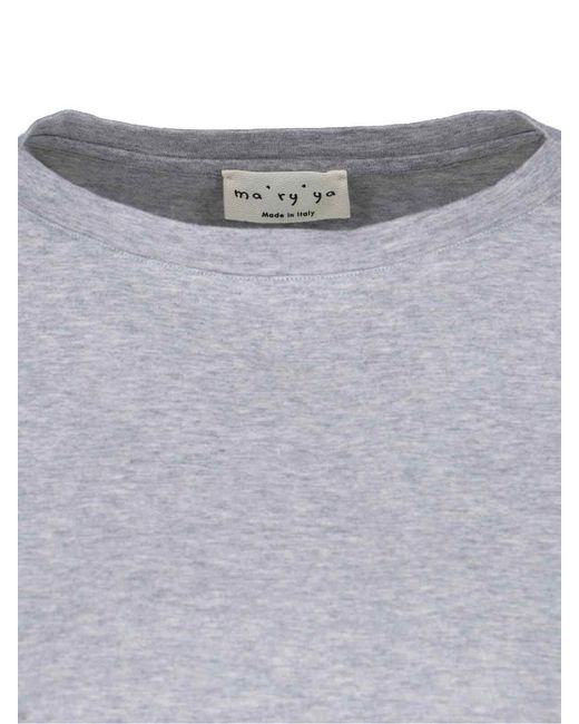 Ma'ry'ya Gray T-Shirts And Polos