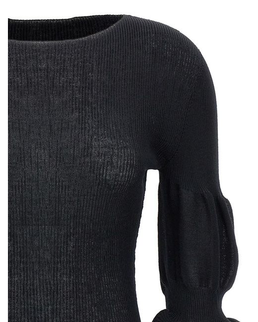 Issey Miyake Black 'assemblage Branch' Top