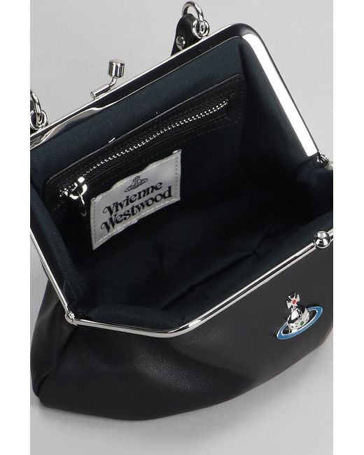 Vivienne Westwood Black Granny Hand Bag