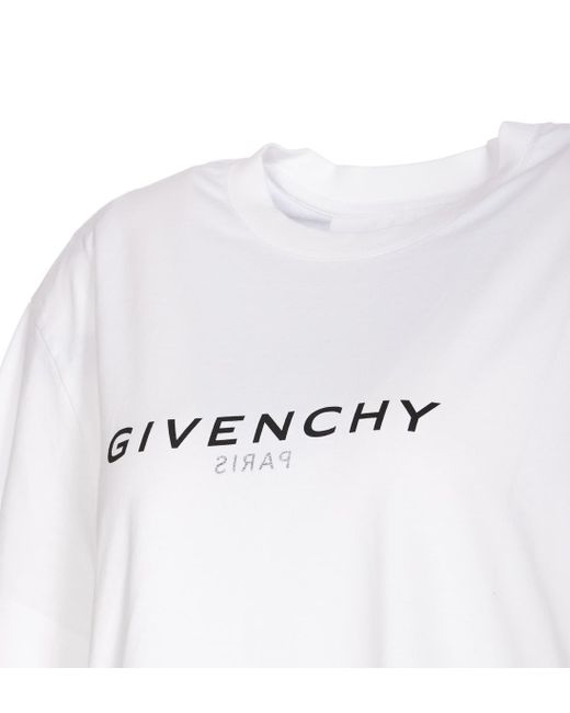 Givenchy White T-Shirts And Polos