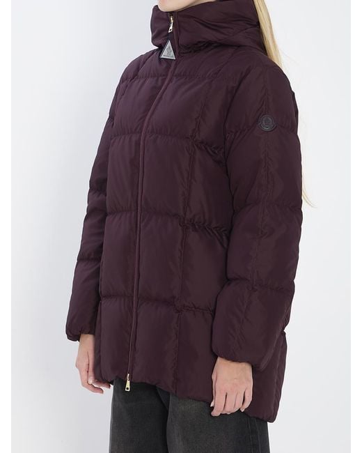 Moncler Purple Darbon Puffer Jacket