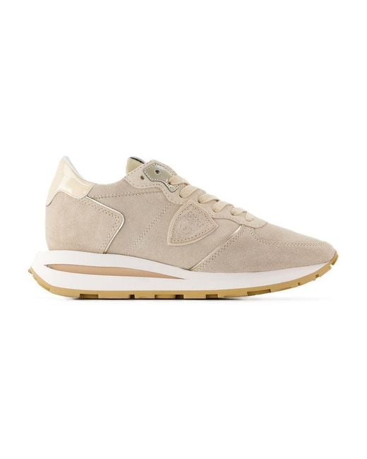 Philippe Model White Tropez Haute Low Sneakers