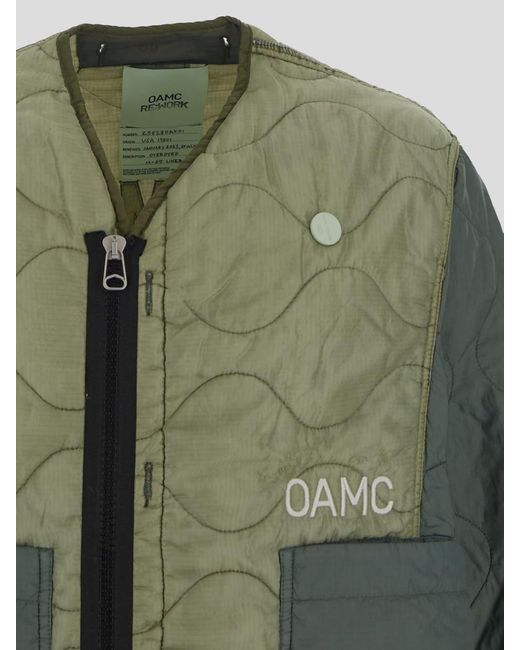 OAMC Re:work Zipped Liner in Green for Men | Lyst