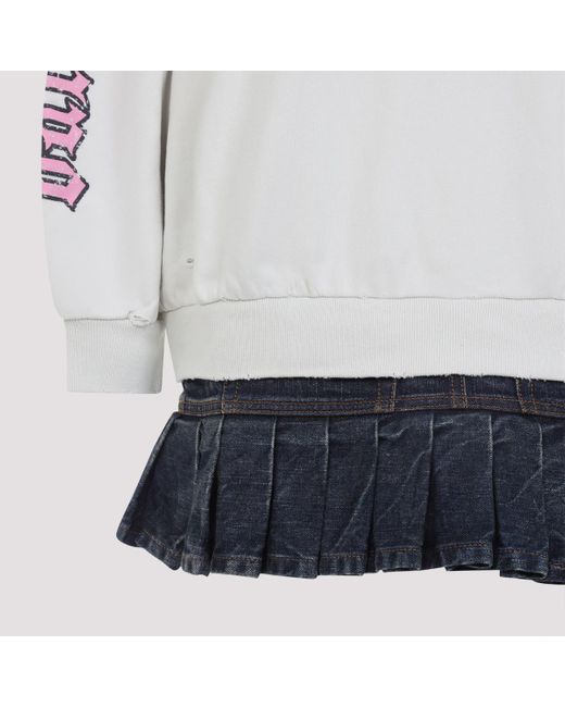 Balenciaga White Dress With A 'Vintage' Effect