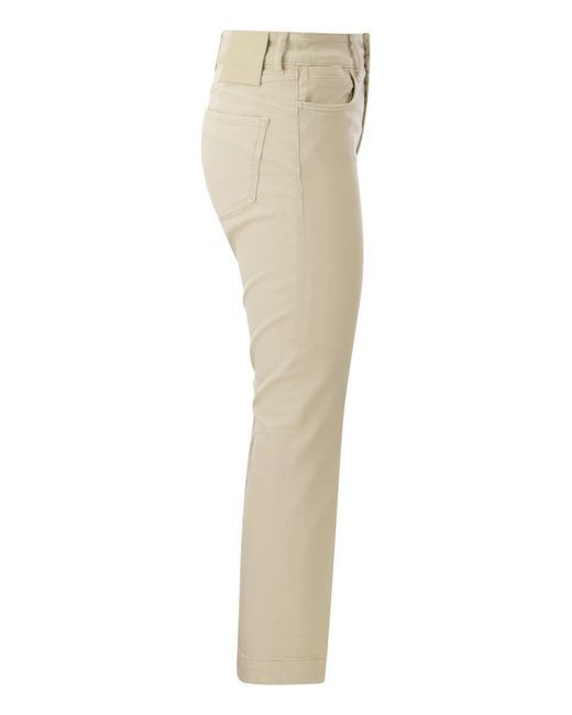 Sportmax Natural Nilly - Five-pocket Mini Flare Trousers