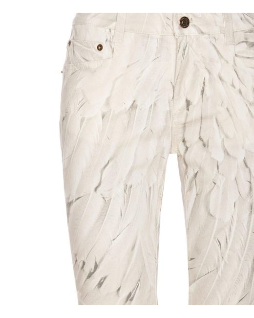 Roberto Cavalli Jeans in White | Lyst