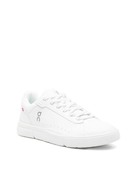 On Shoes White The Roger Advantage Sneakers for men