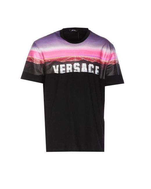Versace Black Hills T Shirt for men