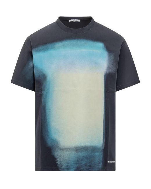 Givenchy Blue Givenhy T-Shirt for men
