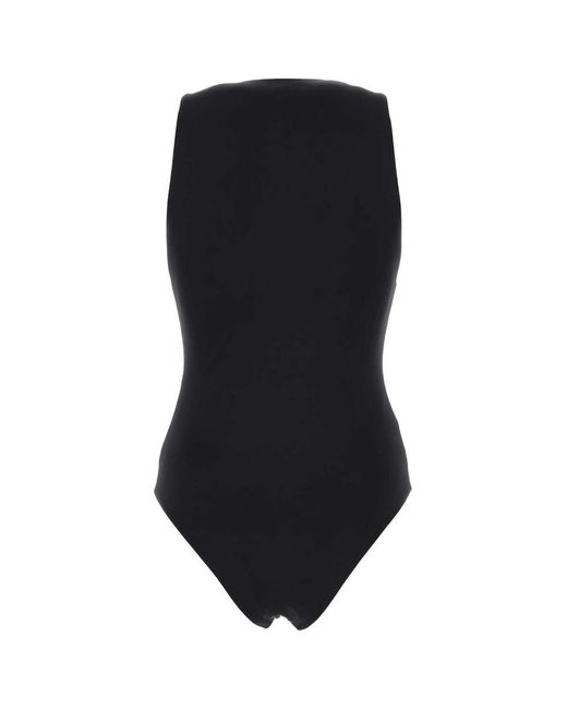 Prada Black Stretch Nylon Swimsuit