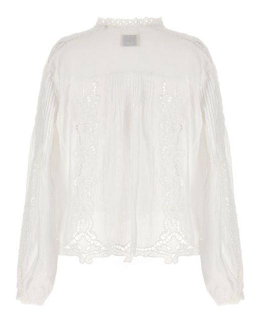 Isabel Marant White Kubra Shirt, Blouse
