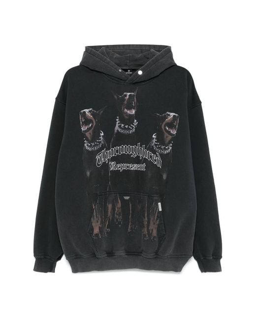 Represent Black Sweatshirts for men