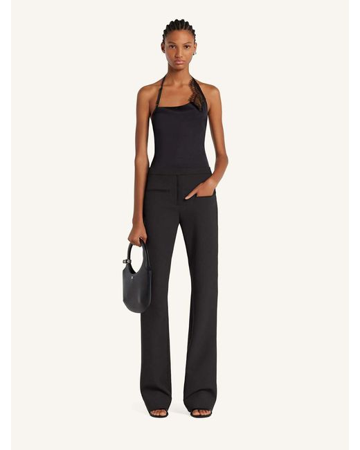 Courreges Black High Neck Sweater