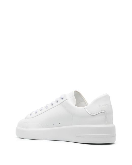 Golden Goose Deluxe Brand White Purestar Faux-leather Sneakers for men