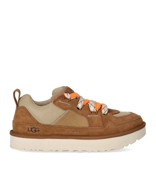 Ugg Brown Lo Lowmel Chestnut Bright Melon Sneaker