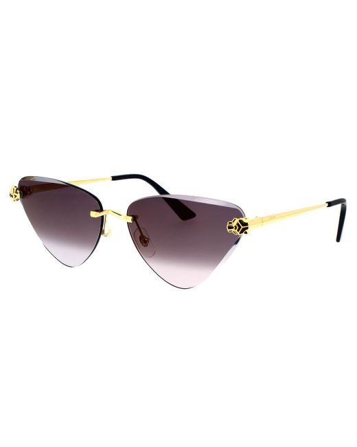 Cartier Purple Sunglasses