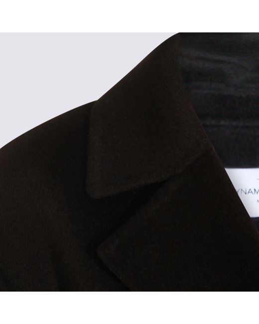 The Dynamis Studio Black Wool Coat