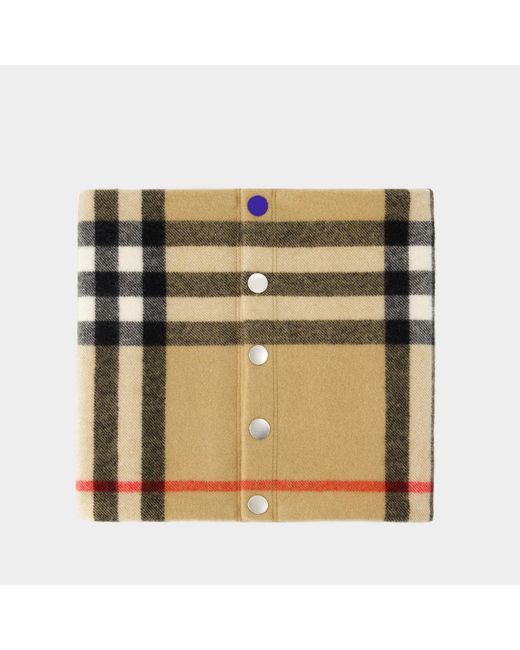 Burberry Metallic Mu Snood Scarf