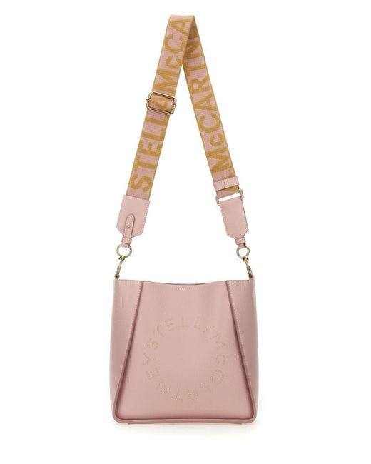 Stella McCartney Pink Logo Shoulder Handbag