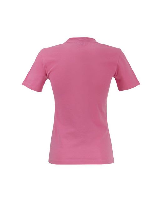 Etro Cotton Lotus T-shirt With Cube 