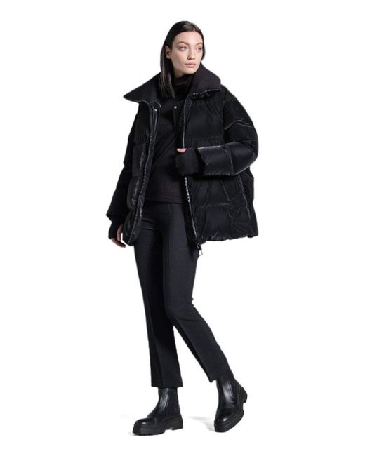 DUNO Glossy Black Down Jacket