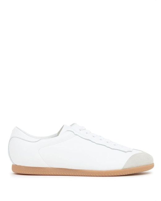 Maison Margiela Logo Shoes in White for Men | Lyst