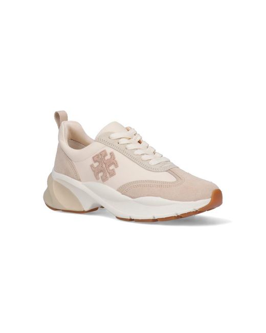 Tory Burch White 'good Luck' Sneakers