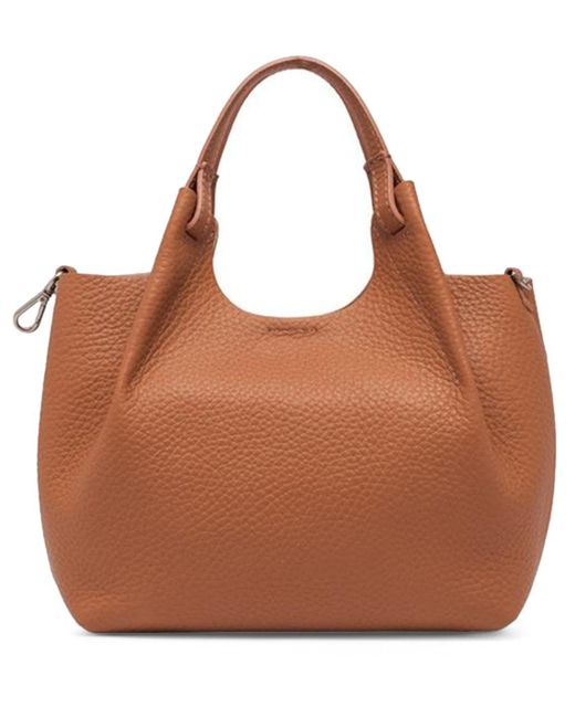 Gianni Chiarini Brown Dua Leather Handbag